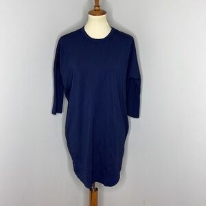 Tuckernuck Pomander Place Navy Blue Long Sleeve Mini Dress XS/S